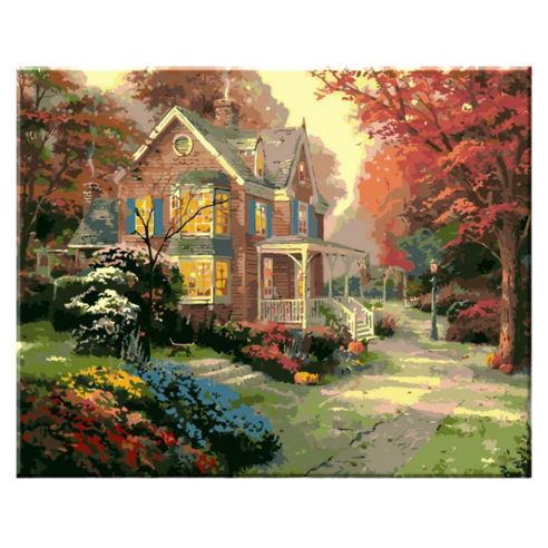 모모픽스페인팅 DIY명화그리기 40 x 50 cm, J50 드림하우스
