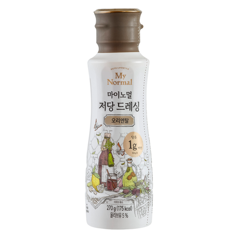 곰곰 저칼로리 오리엔탈 드레싱, 275g, 1개 오뚜기오리엔탈저칼로리드레싱 59 마이노멀 저당 오리엔탈 드레싱, 270g, 1개