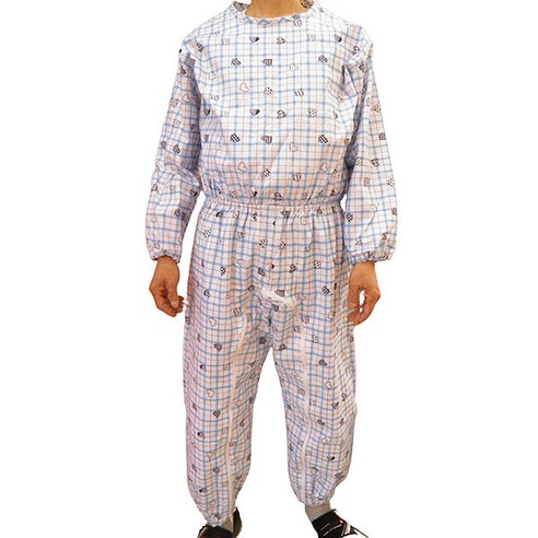 메디코 뒷지퍼 성인우주복 XL, 하트블루, 1개