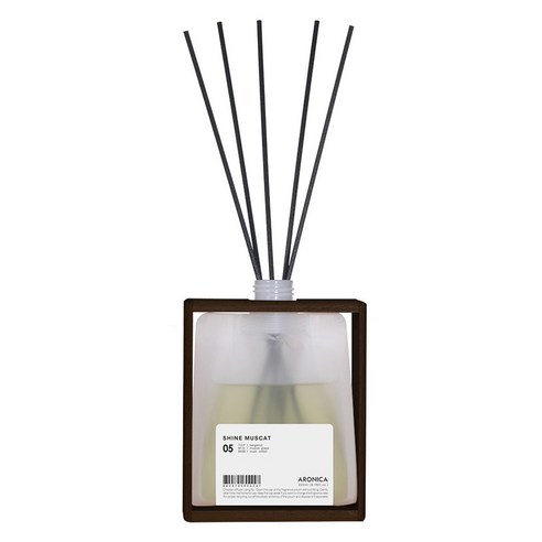 아로니카 내츄럴 우드 다크 코팅 프레임 챕터 디퓨저, 샤인머스켓, 200ml, 1개