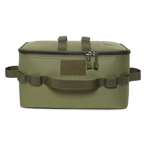 따봉오빠 캠핑 여행 분리 수납 멀티 다용도 가방 34 x 17 x 19 cm JNH1643, 카키, 1개
