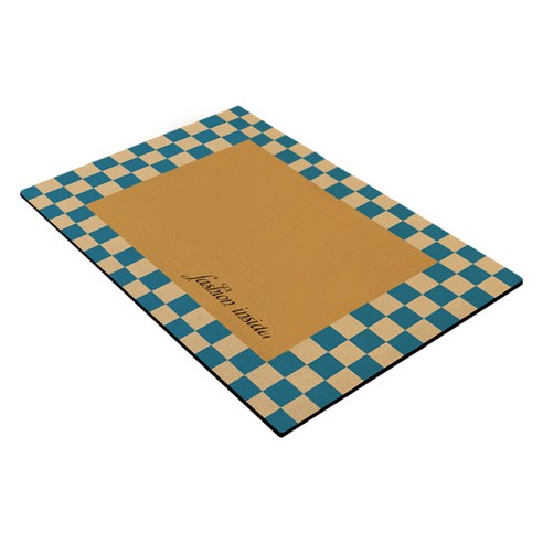 다용도 커피머신 규조퓨레 매트 50 x 60 cm, 블루오렌지, 1개