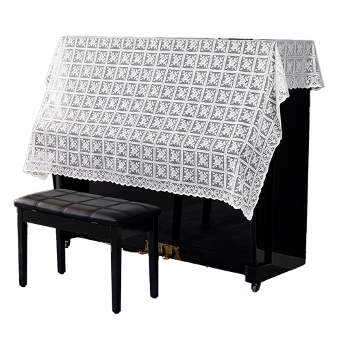 탑피아 간편한 피아노 하프커버 90 x 200 cm, 샤이닝 작은 꽃, 1개