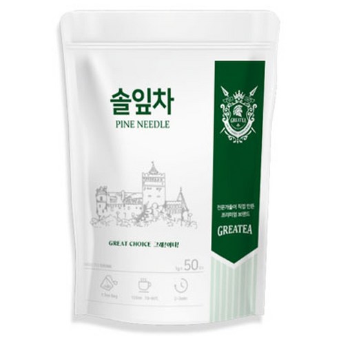 Greatea 솔잎차, 1개, 50개입, 1g