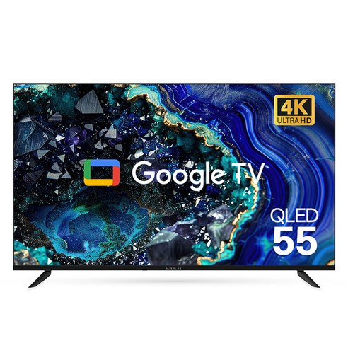 익스프레스럭 와이드뷰 4K UHD QLED 블랙에디션 구글 스마트TV, 139cm(55인치), EKW551QA, 벽걸이형, 방문설치