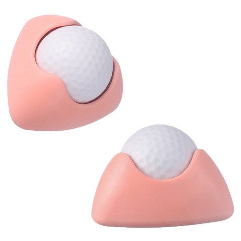 코히모 발바닥 마사지 롤러 바디 지압 볼 7 x 7 x 4.5 cm 4W341, 2개, 핑크