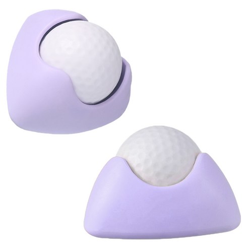 코히모 발바닥 마사지 롤러 바디 지압 볼 7 x 7 x 4.5 cm 4W341, 2개, 퍼플