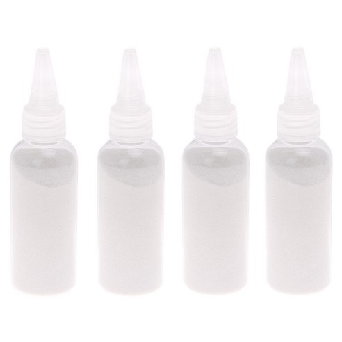 파티공구 반짝이 가루 60g, 화이트, 4개