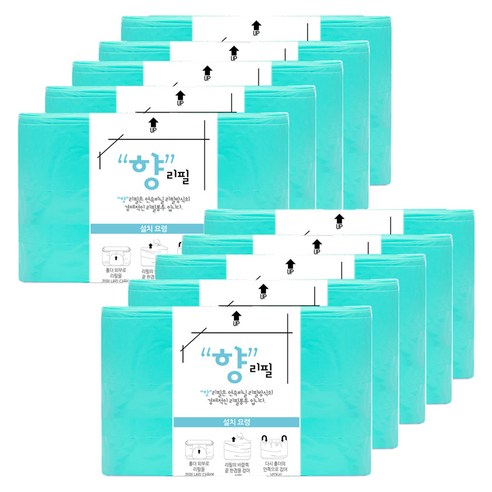 향리필 250모델 기저귀쓰레기봉투, 10개, 21L