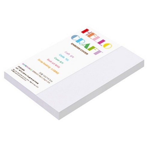 종이문화 다빈치엠보 두꺼운 양면엠보싱지 180g No 0 스노우화이트, 55개