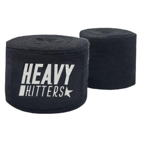 헤비히터 디럭스 고급형 복싱 핸드랩 라이크라 반신축 H2-LC 2p, 블랙, 50 x 3500 mm, 1개