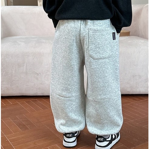 따뜻함과 스타일을 한번에! 스타빈 남아용 기모 조거 팬츠