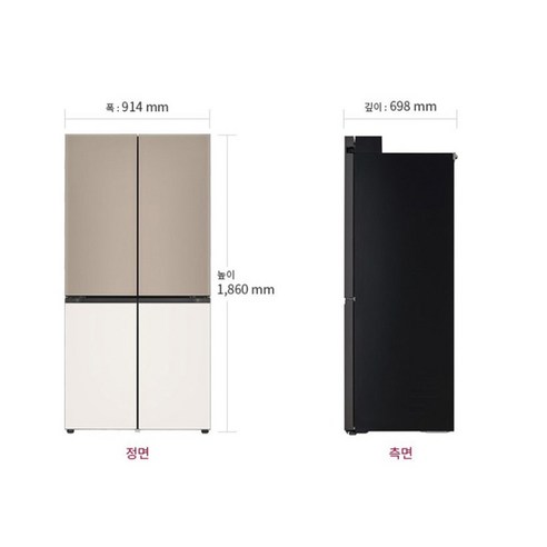 주방을 예술로 승화시키는 LG 디오스 오브제컬렉션 STEM 빌트인 냉장고