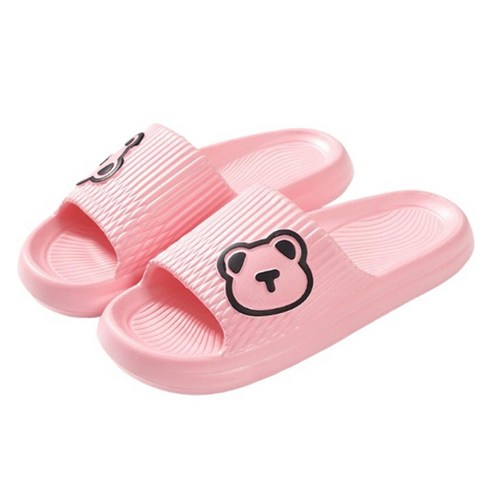데이소이 곰돌이 미끄럼방지 다용도 욕실화, 02 핑크, 1개, S
