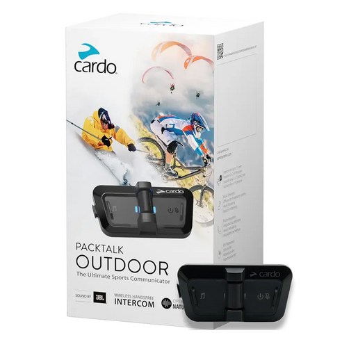 카르도 팩톡 아웃도어 싱글, 블랙, PACKTALK OUTDOOR CONSUMER SINGLE – BLACK