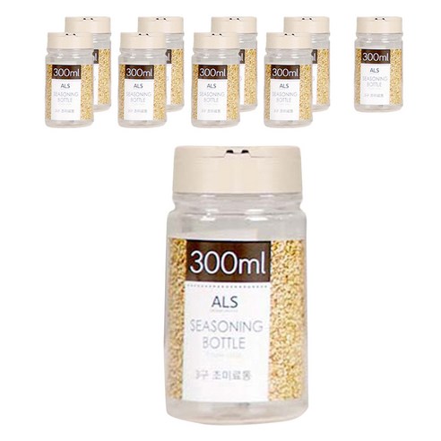 리빙패밀리 3구 조미료 통, 300ml, 10개