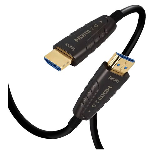 윤씨네 스크린 HDMI AOC 2.0 4K HDR 지원 광섬유 케이블, 1개, HDMI(4K)-5M