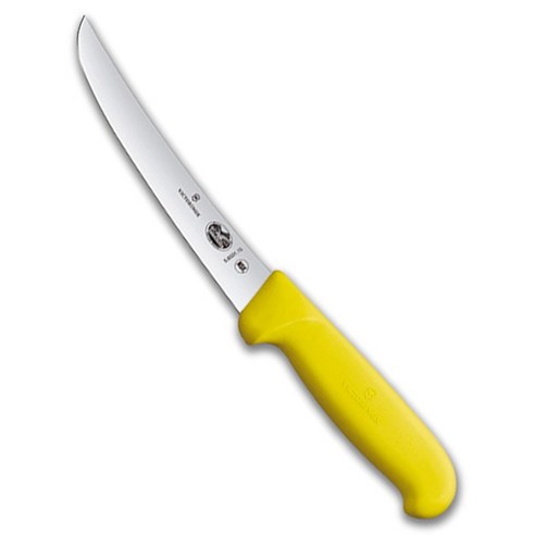 빅토리녹스 곡선형 보닝 나이프 5.650, 칼날길이 150mm, 옐로우(5.6508.15), 1개