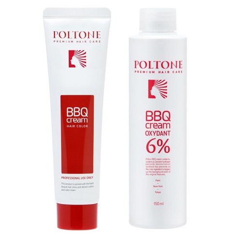 폴톤 BBQ 크림 150ml + 옥시던트 6% 산화제 150ml 세트, 3N 다크브란운, 1개