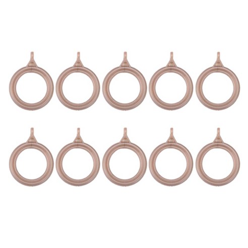 피피홈리빙 압축봉 커튼링 내경 32mm, 로즈골드, 10개