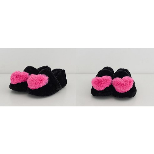 사랑스러움과 편안함을 겸비한 겨울철 여아용 플랫슈즈