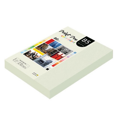 종이문화 프린트프로 칼라복사지 No 18 라이트그레이, B5, 340개
