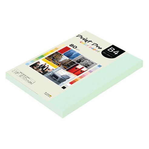 종이문화 프린트프로 칼라복사지 No 14 블루, B4, 170개