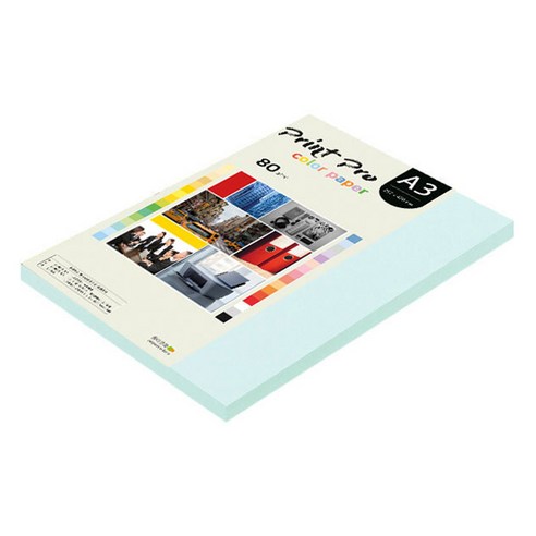 종이문화 프린트프로 칼라복사지 No 15 아쿠아블루, A3, 125개
