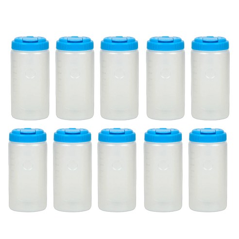 리빙패밀리 물병, 혼합색상, 1L, 10개