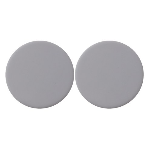 실리콘 머그컵 받침, 그레이, 2개