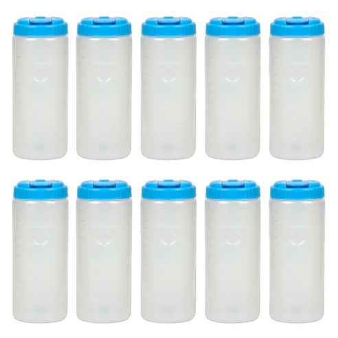 리빙패밀리 물병, 혼합색상, 1.4L, 10개