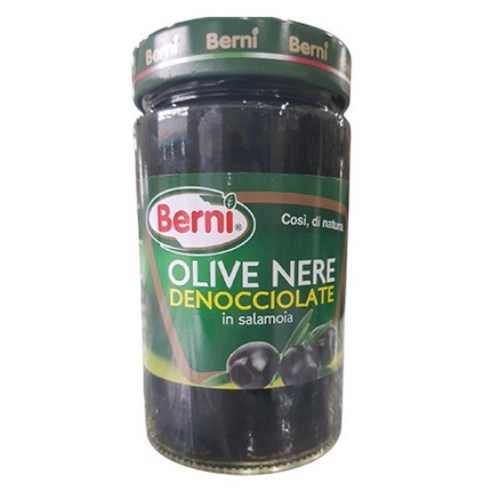 Berni 씨없는 블랙 올리브, 1개, 290g