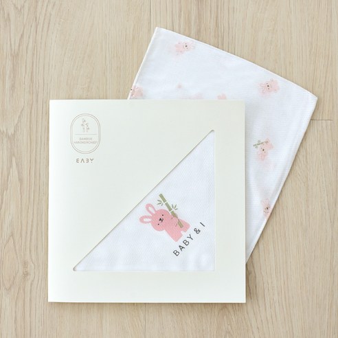베이비앤아이 밤부 나염 손수건 5p 세트