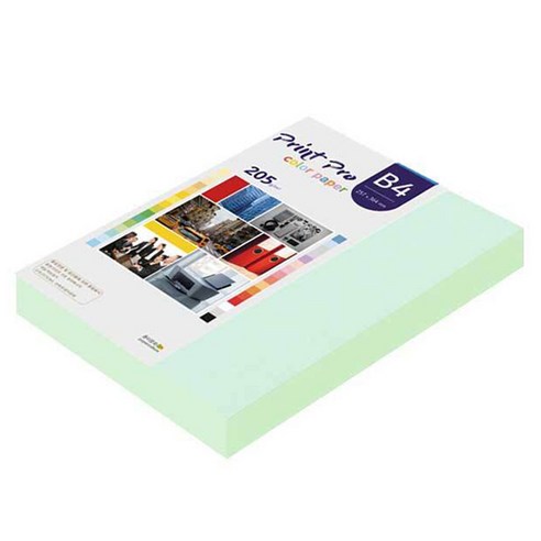 종이문화 프린트 프로 두꺼운 칼라복사지 205g No.14 블루, B4, 132개