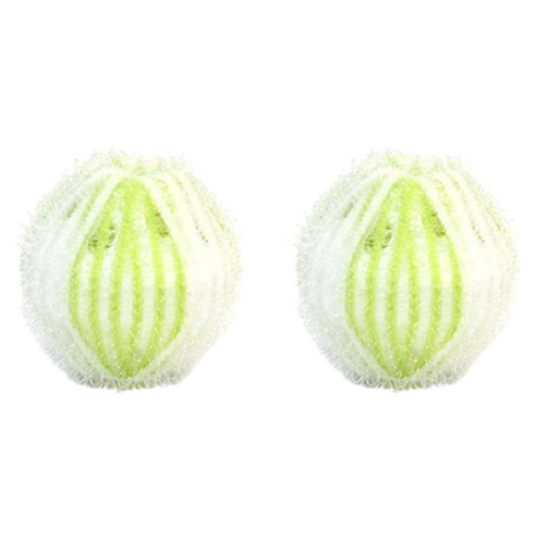 킹스로드 통돌이 드럼 세탁볼, 05 형광화이트 4cm, 2개