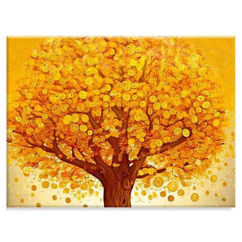 엔픽아트 캔버스형 보석십자수 40 x 50 cm, MK203 돈 들어오는 금전수, 1개