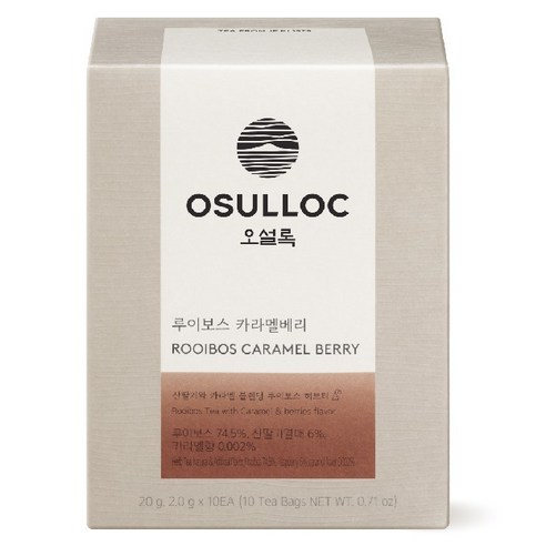 오설록 루이보스 카라멜베리, 2g, 10개입, 1개