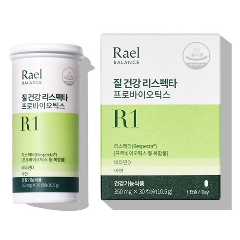 라엘밸런스 질 건강 리스펙타 프로바이오틱스 10.5g, 30정, 1개