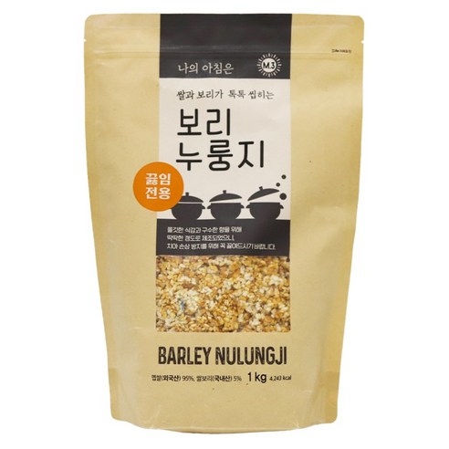 태광푸드 보리누룽지, 1kg, 1개