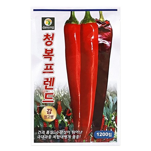 다농 청복프랜드 고추씨앗 1200립, 1개