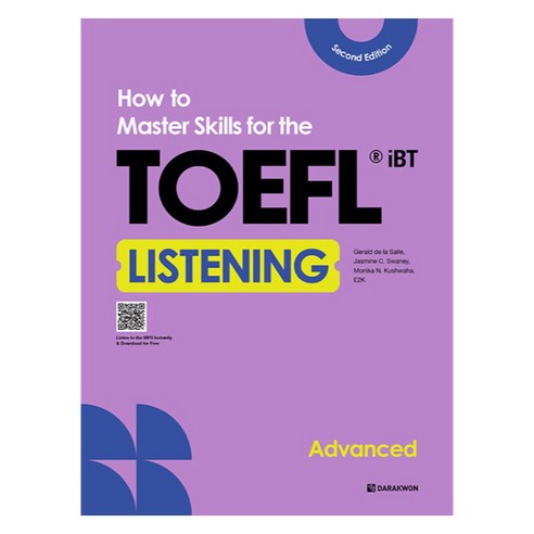 How to Master Skills for the TOEFL iBT Listening Advanced Second Edition, 다락원