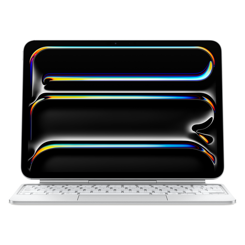 Apple 정품 매직 키보드 iPad Pro(M5 모델)용, 화이트, 1개, 일본어