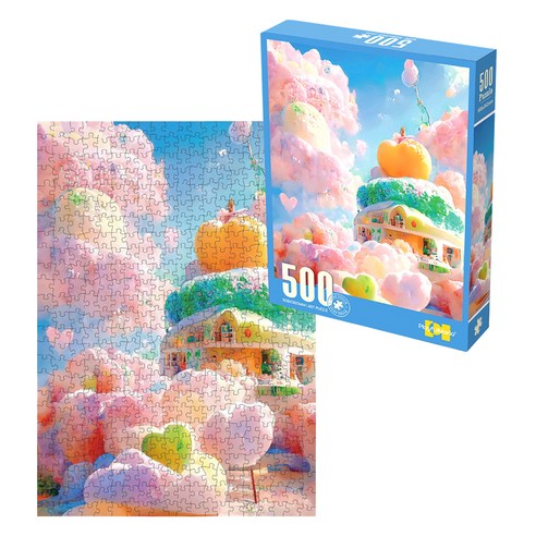 playfulmario 제이앤케이 이지까까 재미있는 퍼즐 상품6, 혼합색상, 1개, 500피스