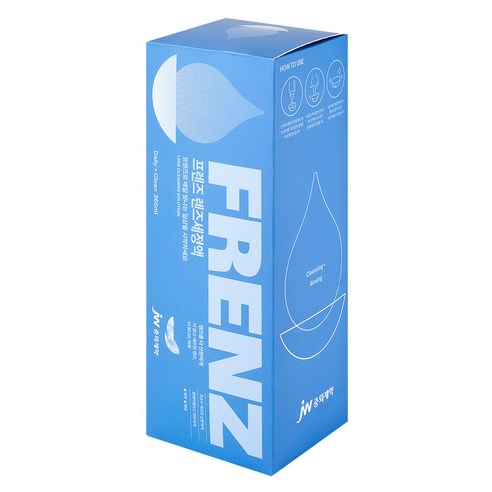 Frenz JW중외제약 렌즈 세정액, 1개, 365ml