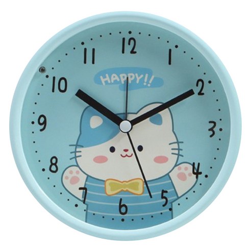 탑피아 간편한 탁상시계, 2389 HA블루캣