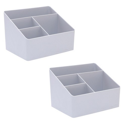 알로데 클린 룸 다용도 수납꽂이, TYPE06 그레이 4칸, 2개