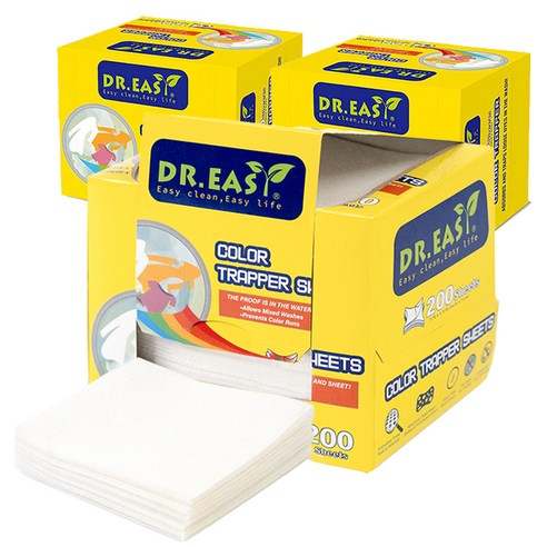 DREASY 블루선 이염방지시트, 200매, 3개
