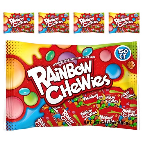 레인보우 츄스 츄이캔디, 600g, 5개