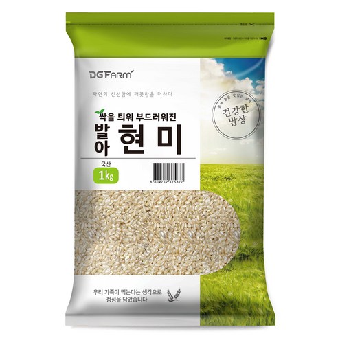 건강한밥상 발아현미, 1kg, 1개