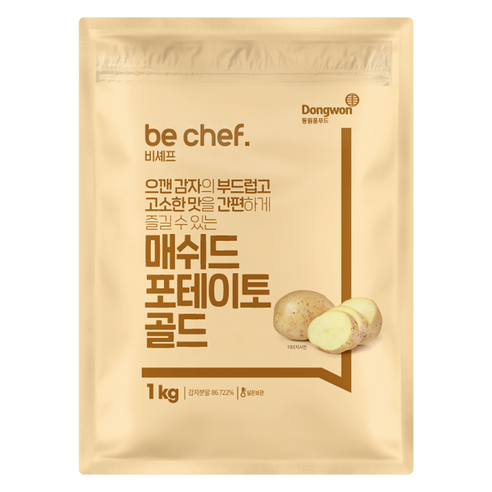 비셰프 동원홈푸드 매쉬드 포테이토 골드, 1개, 1kg